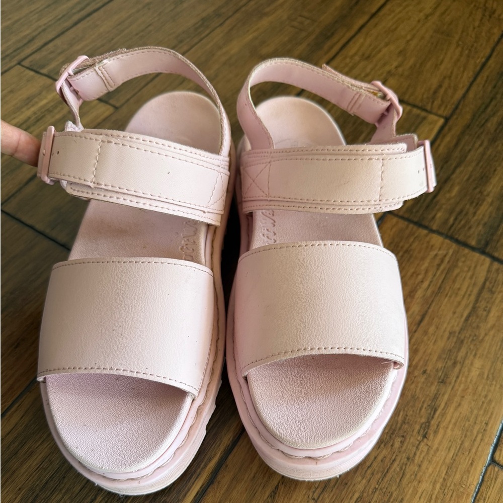 Dr. Martens — Voss Mono Pink Sandals